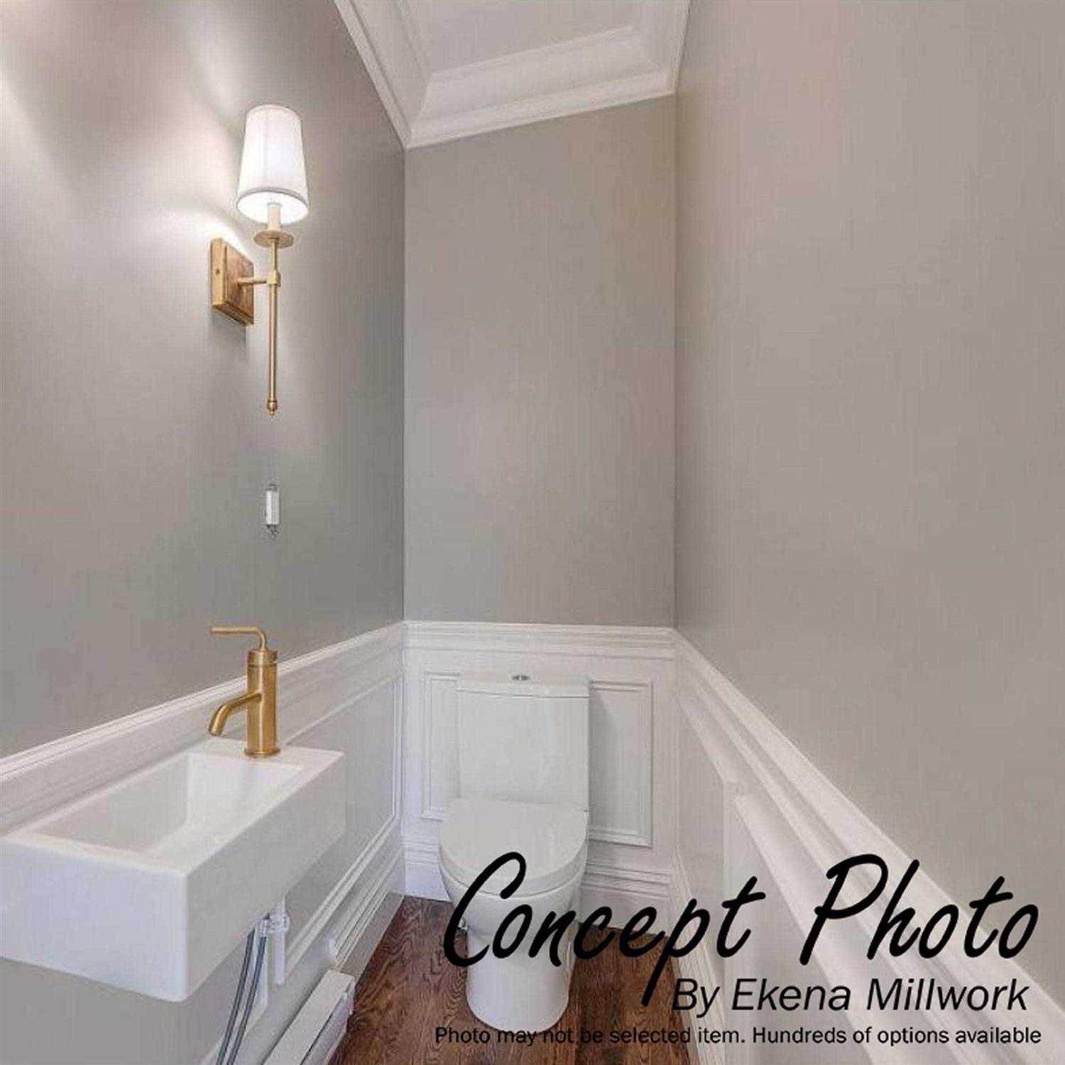 Ekena Millwork Ashford Molded Classic Wainscot Wall Panel PNL12X24AS-01 - Zenithce