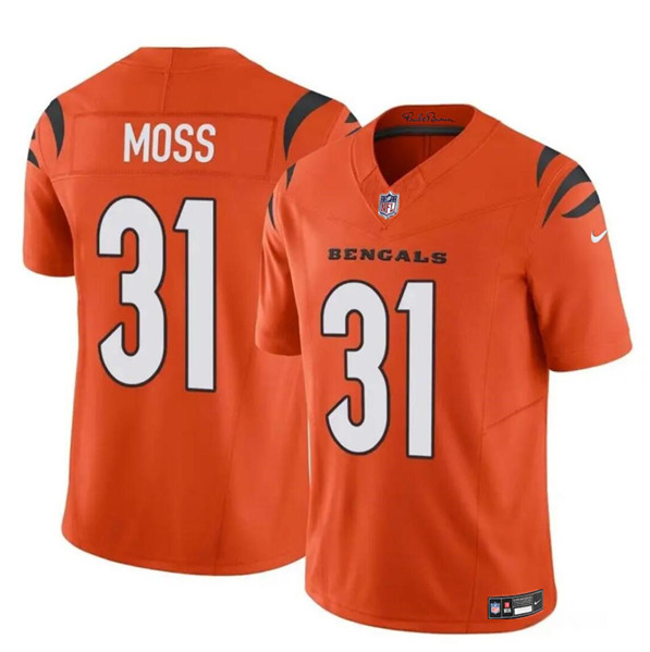 Cincinnati Bengals #31 Zack Moss Orange 2024 F.U.S.E. Vapor Untouchable Limited Stitched Jersey - Zenithce