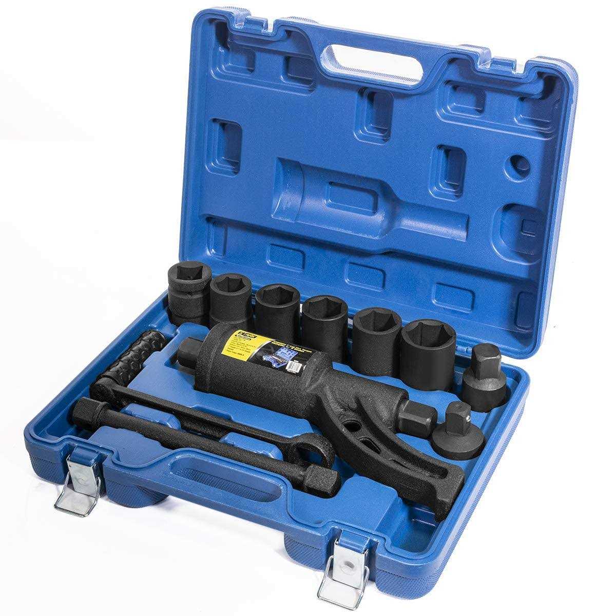 Xtremepowerus Torque Multiplier Lug Nut Labor Saving Wrench w Case - Zenithce
