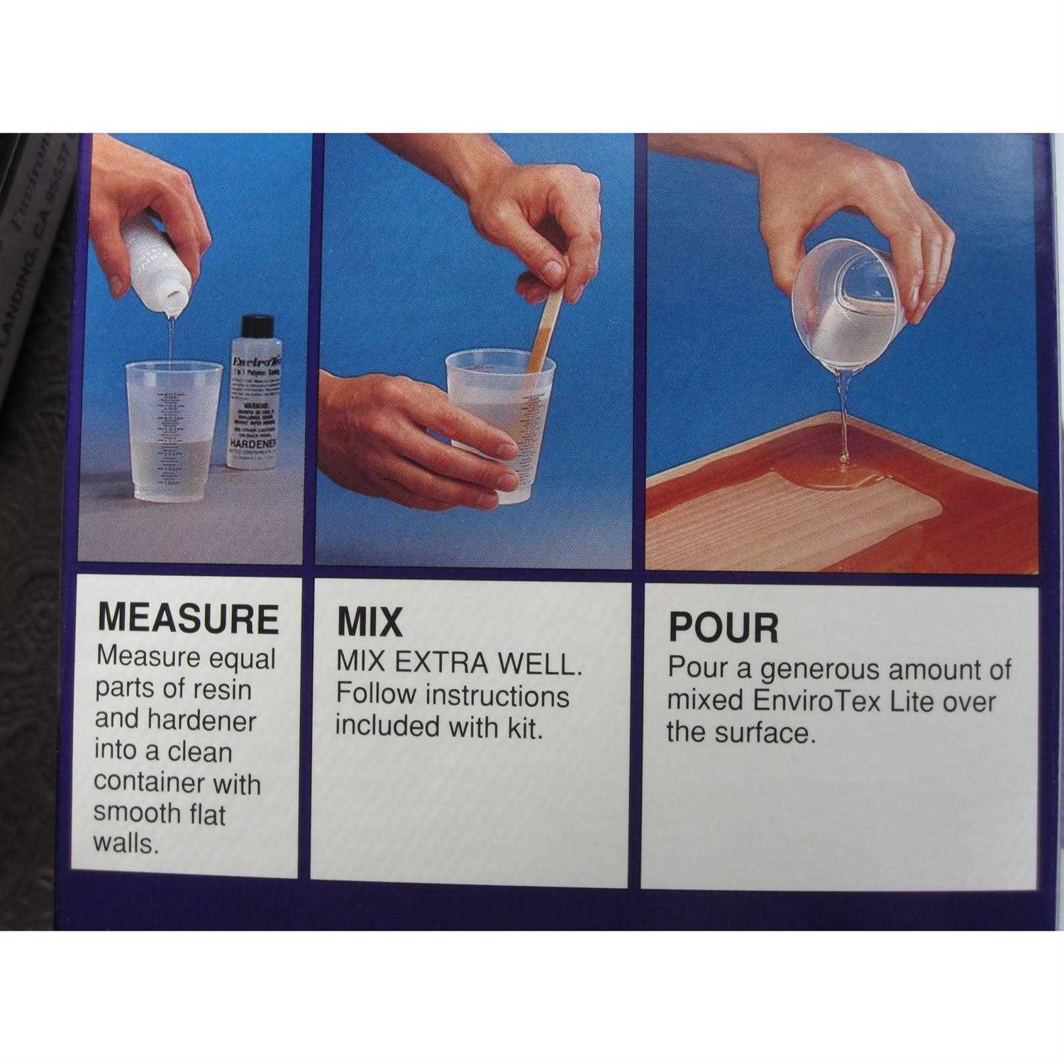 Envirotex Lite Pour-On High Gloss Finish - Zenithce