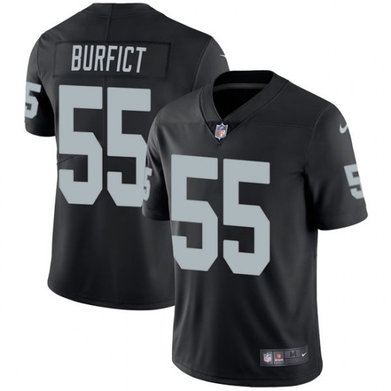 Raiders #55 Vontaze Burfict Black Vapor Untouchable Limited Stitched Jersey - Zenithce