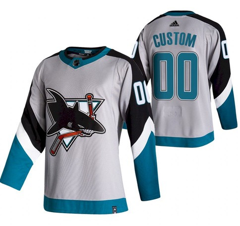 San Jose Sharks Custom Name Number Size 2021 White NHL Stitched Jersey - Zenithce