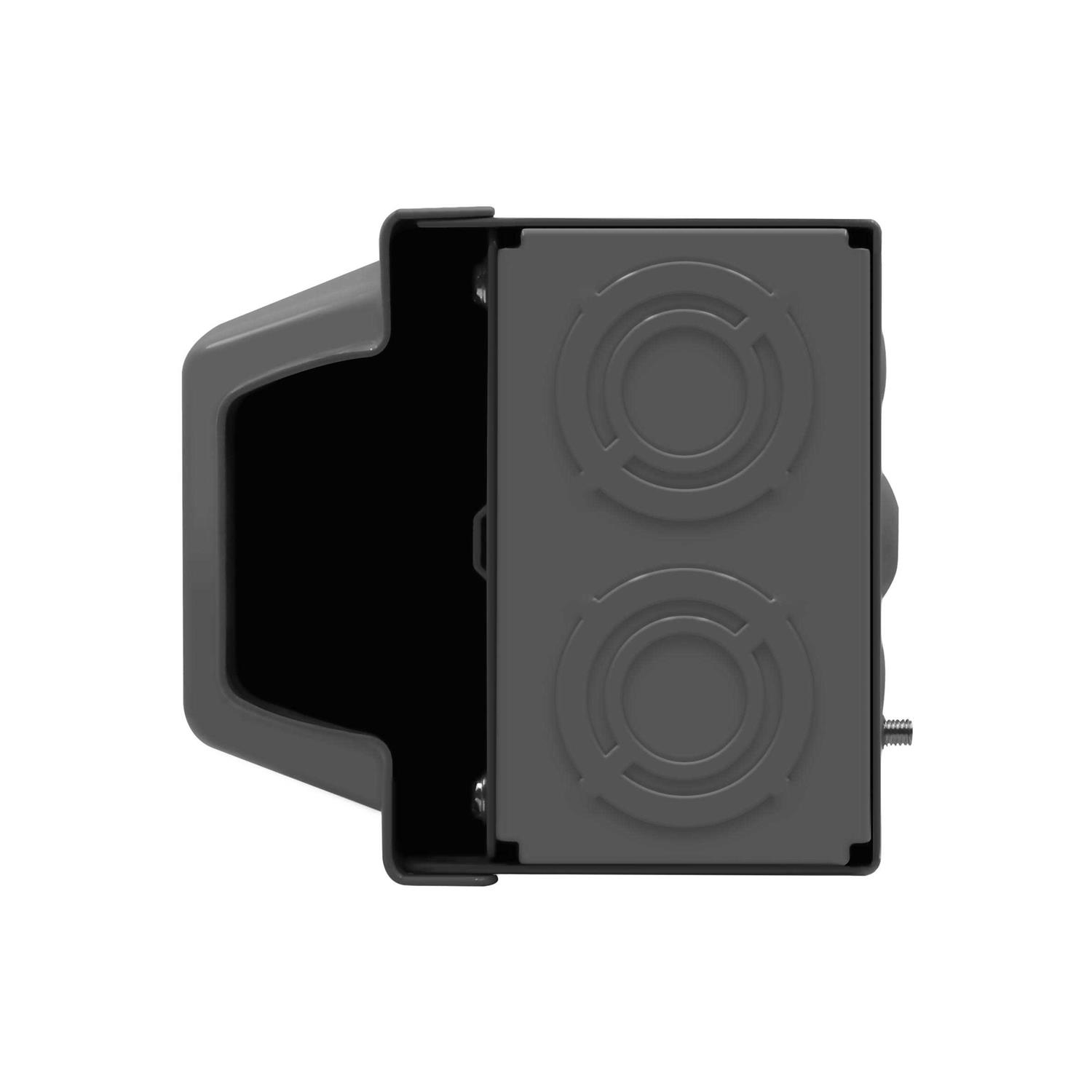 Enerlites 4” Diameter Round Weatherproof Outlet Box with Five 3/4-in Threaded Outlets - Zenithce