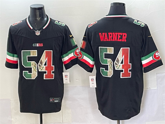 San Francisco 49ers #54 Fred Warner Black 2025 F.U.S.E. Mexico Vapor Limited Stitched Jersey - Zenithce