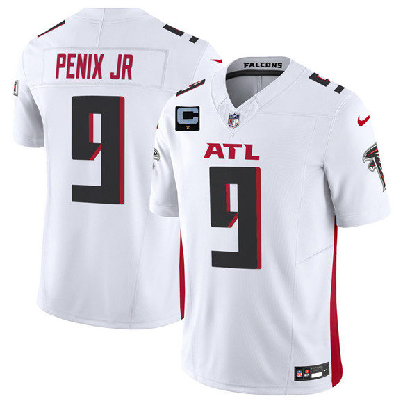 Atlanta Falcons #9 Michael Penix Jr White 2025 F.U.S.E. With 1-Star C Patch Vapor Untouchable Limited Stitched Jersey - Zenithce
