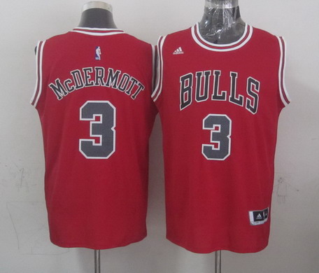 Chicago Bulls #3 Doug McDermott Revolution 30 Swingman 2014 New Red Jersey - Zenithce