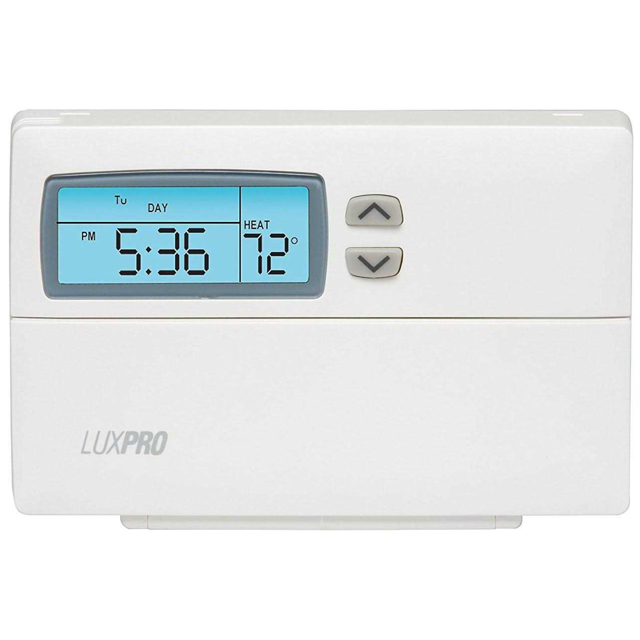 Luxpro PSDH121B Digital Non Programmable Heat Pump Thermostat - Zenithce