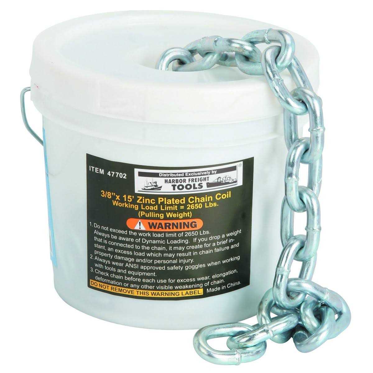 Haul-Master 3/8 in. x 14 ft. Grade 43 Towing Chain - Zenithce