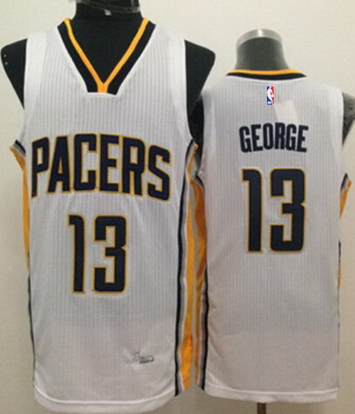 Indiana Pacers #24 Paul George Revolution 30 Swingman White Jersey - Zenithce
