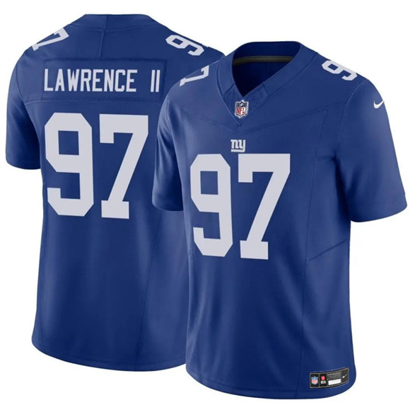 New York Giants #97 Dexter Lawrence II Blue 2025 F.U.S.E. Vapor Untouchable Limited Stitched Jersey - Zenithce