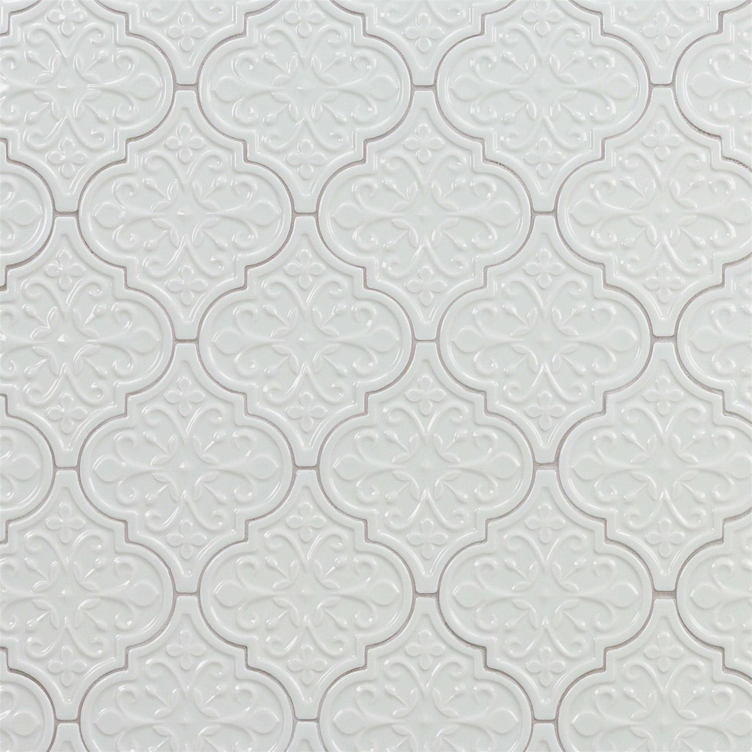 Ivy Hill Tile Everlasting Chevron 9.44 in. x 19.68 in. Matte Wood Look Porcelain Mosaic Tile - Zenithce
