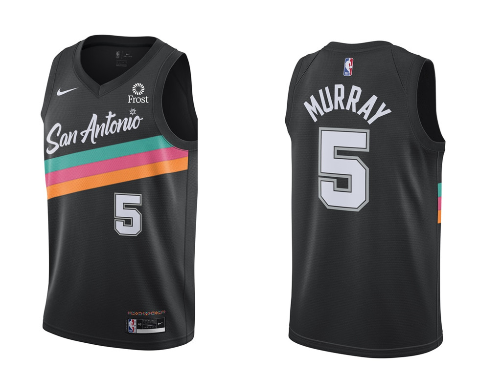 San Antonio Spurs #5 Murray 2020 City Edition Swingman Jersey - Zenithce