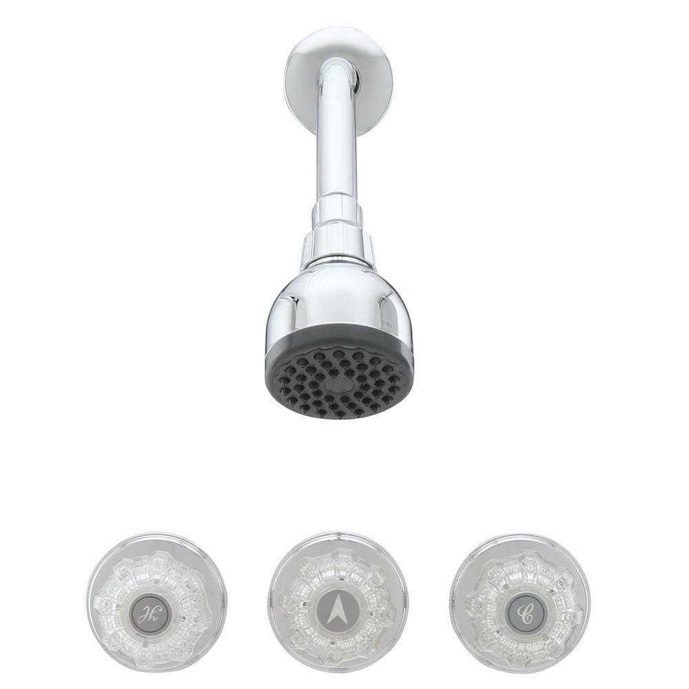 Homewerks Worldwide Mobile Home 2-Handle 1-Spray Tub and Shower Faucet in Brushed Nickel 3010-501-BN-WS - Zenithce