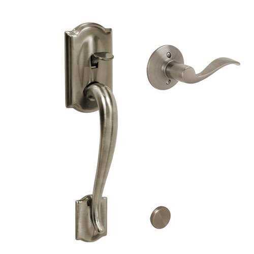 Schlage Camelot Lever Satin Nickel Electronic Keypad Entry Lock - Zenithce
