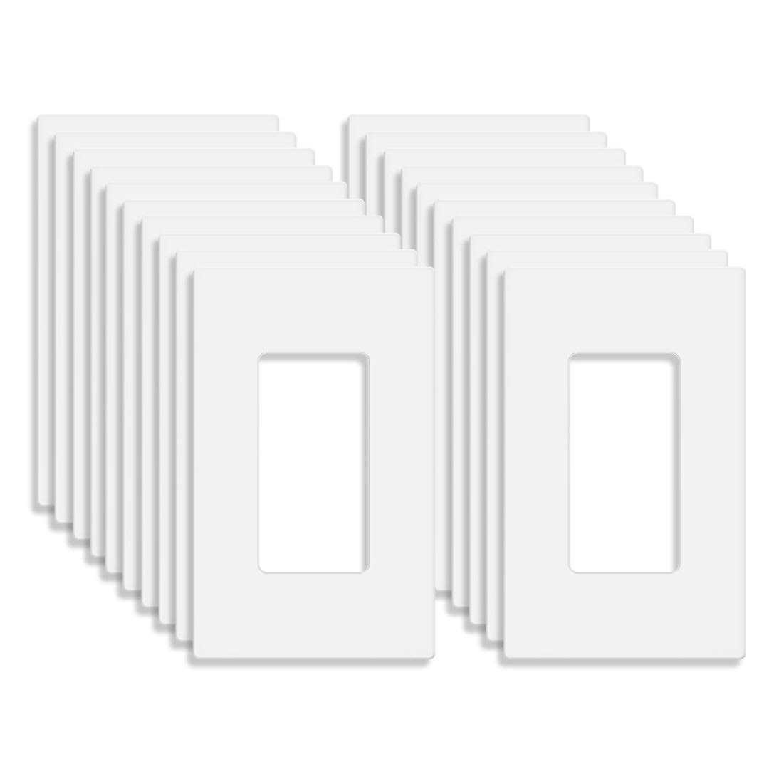 Screwless 1-Gang Decorator Wall Plate Enerlites - Zenithce