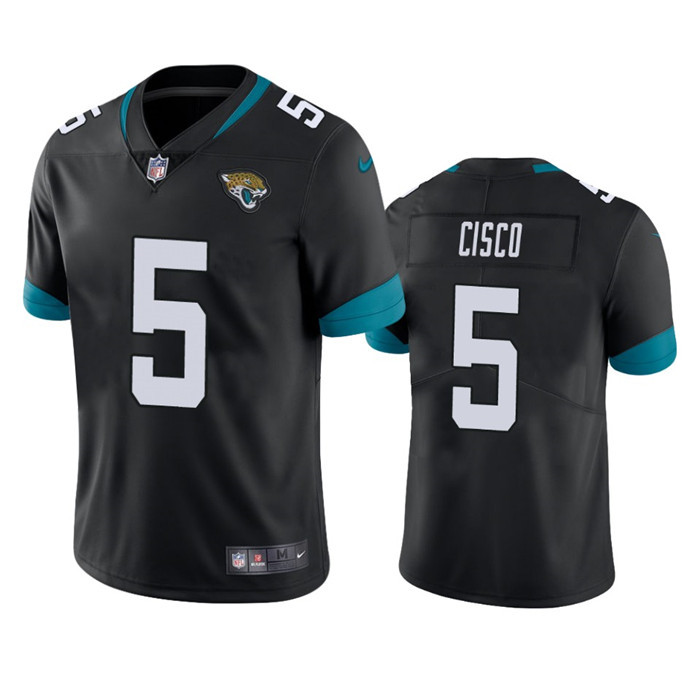 Jacksonville Jaguars #5 Andre Cisco Black Vapor Untouchable Limited Stitched Jersey - Zenithce