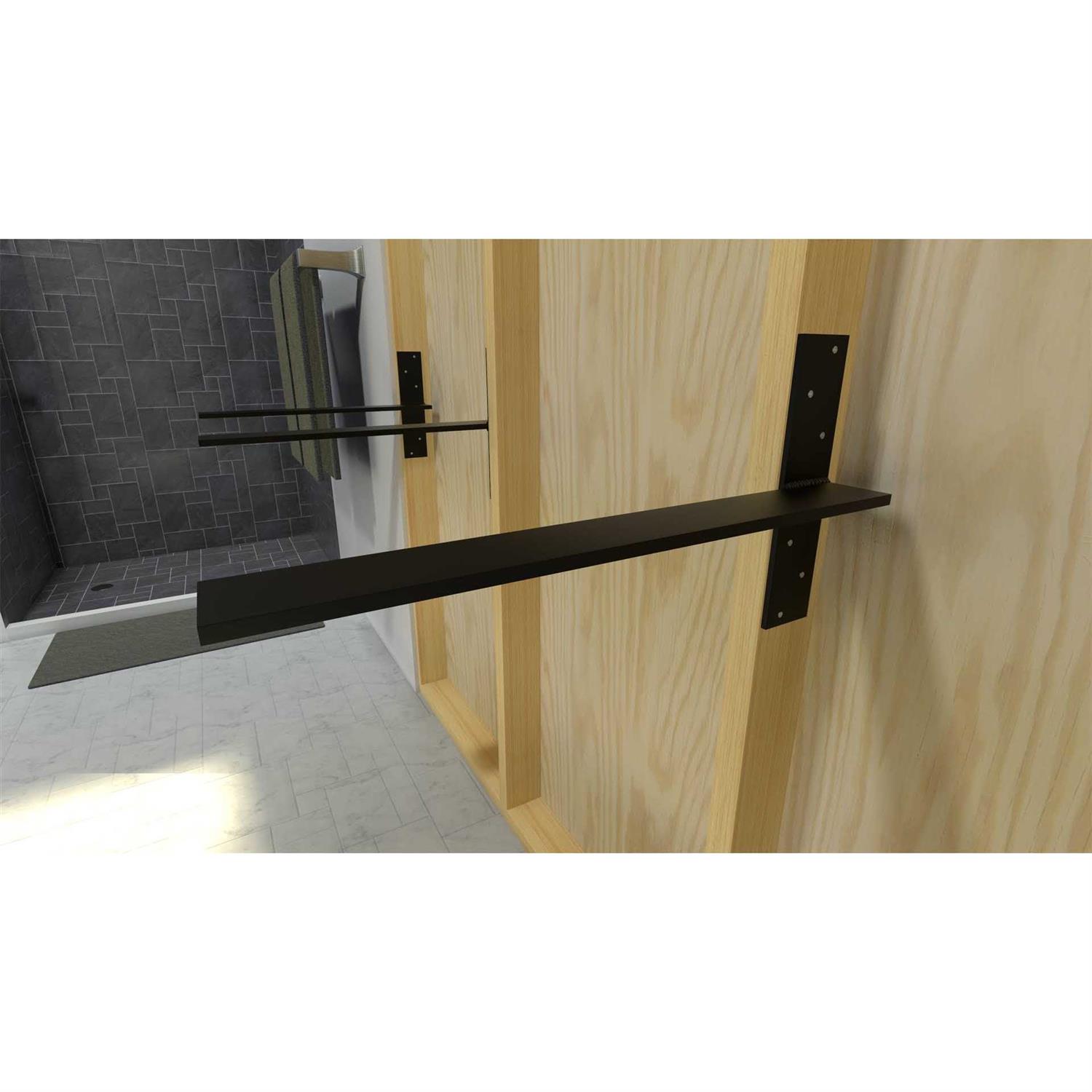 The Original Granite Bracket Free Hanging Universal Angled Shelf Bracket - Zenithce