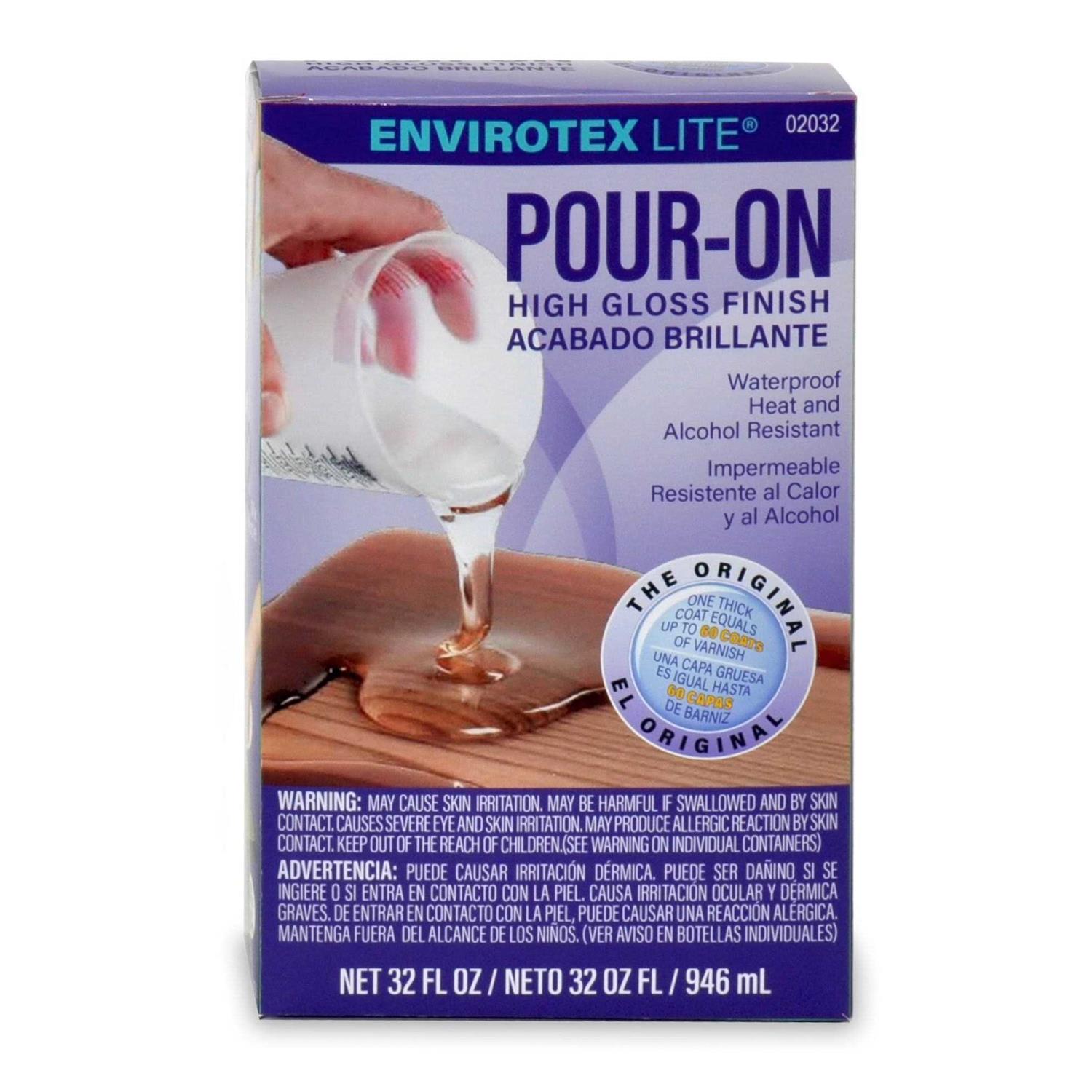 Envirotex Lite Pour-On High Gloss Finish Kit - Zenithce