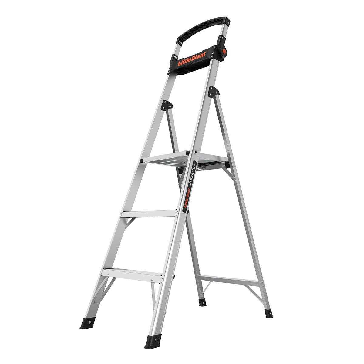 Little Giant Xtra-Lite Plus 6 ft. H Aluminum Step Ladder Type IAA 375 lb. capacity - Zenithce
