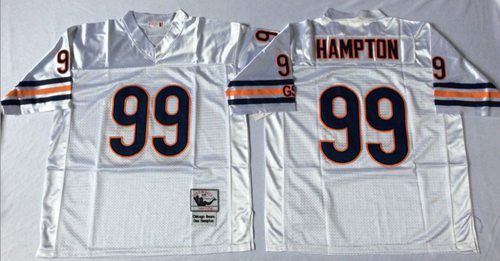 Mitchell Ness Bears #99 Dan Hampton White Small No. Throwback Stitched Jersey - Zenithce