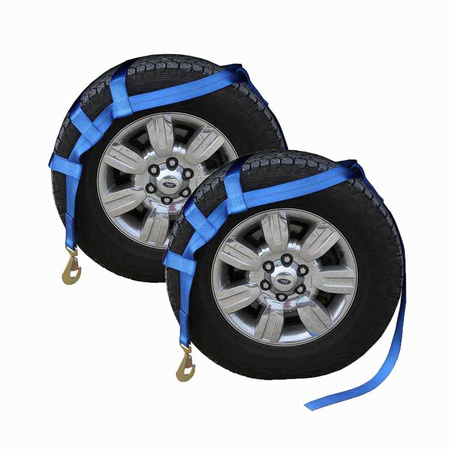 US Cargo Control Blue Extra Large Tow Dolly Basket Strap with Twisted Snap Hooks - Zenithce