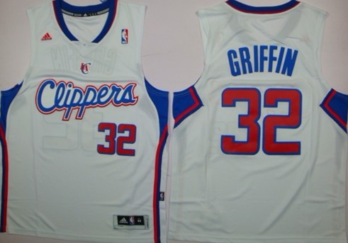 Los Angeles Clippers #32 Blake Griffin Revolution 30 Swingman White Jersey - Zenithce