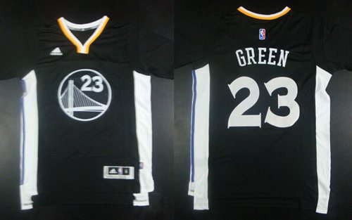 Golden State Warriors #23 Draymond Green Revolution 30 Swingman 2014 New Black Short-Sleeved Jersey - Zenithce