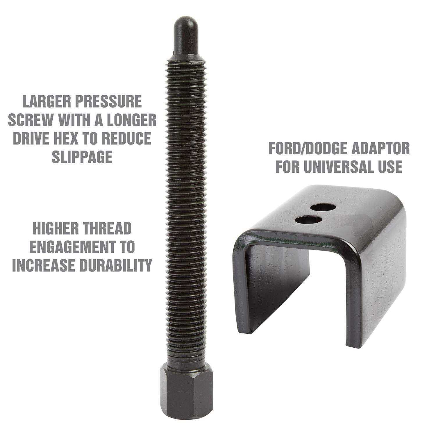 OEMTOOLS 37233 Axle Spindle Threading Set Thread Repair Kit Thread Chaser Set - Zenithce