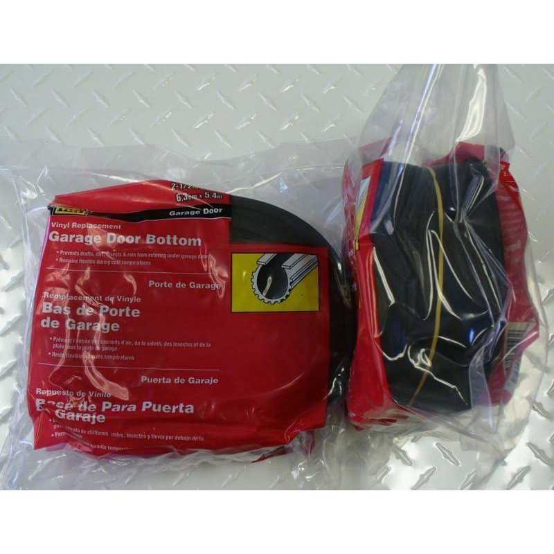 M-D Garage Door Black Rubber Bottom Seal 03749 - Zenithce