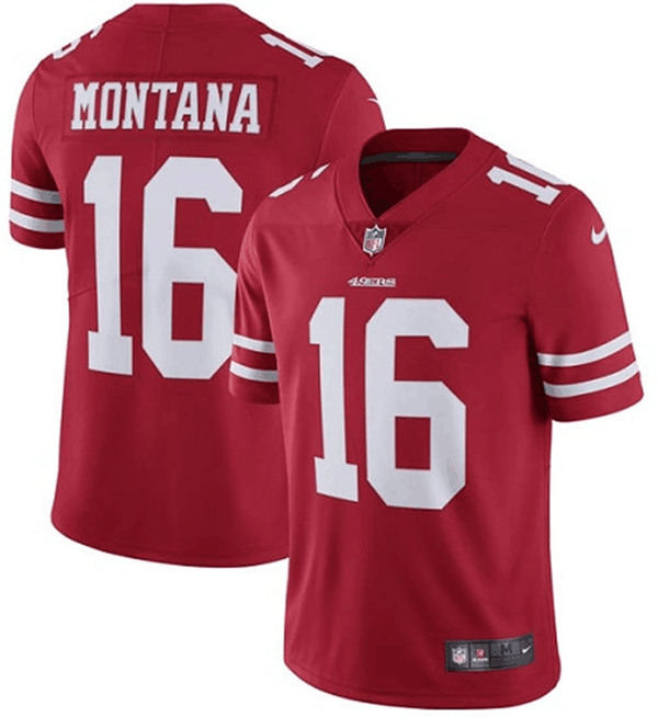 San Francisco 49ers #16 Joe Montana Limited Stitched Jersey - Zenithce