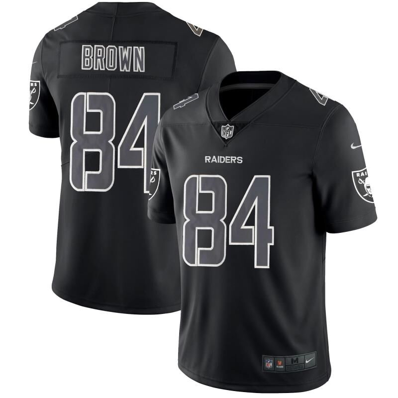 Raiders #84 Antonio Brown Black Impact Limited Stitched Jersey - Zenithce