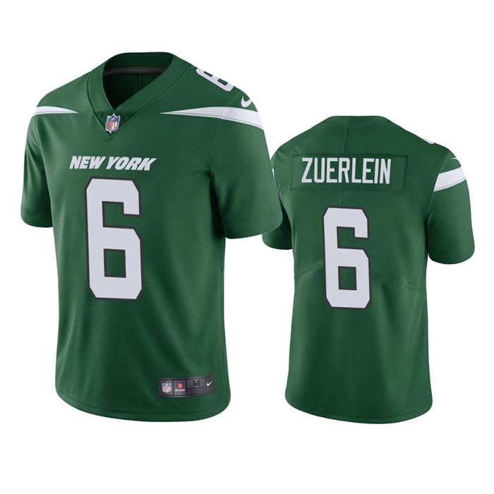 New York Jets #6 Greg Zuerlein Green Vapor Untouchable Limited Stitched Jersey - Zenithce