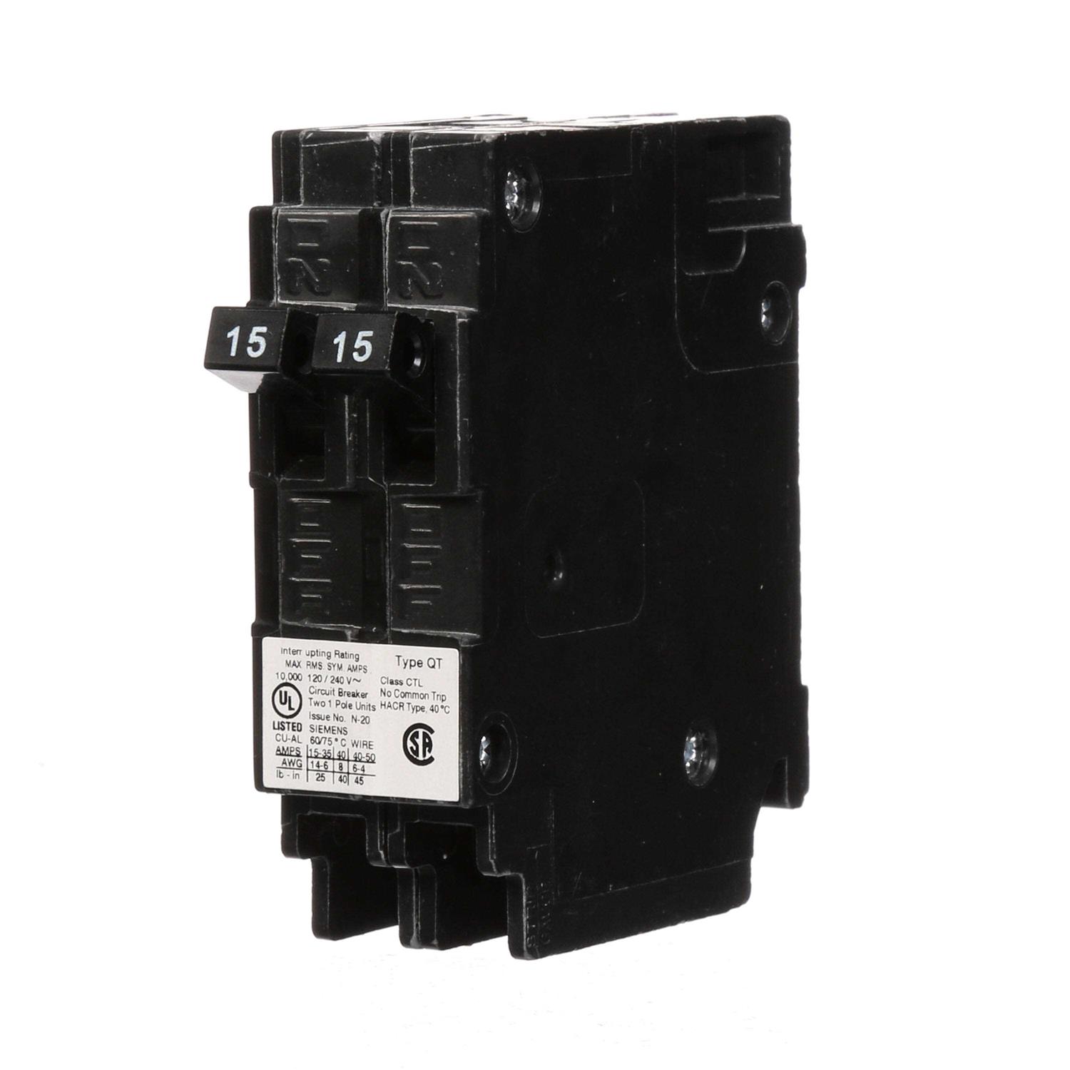 Siemens Circuit Breaker Q115 - Zenithce