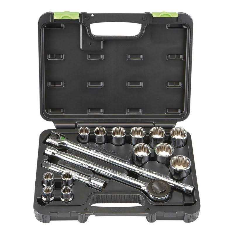 Pittsburgh Pro 1/2 in. Drive Impact Wobble Socket Extension Set - Zenithce