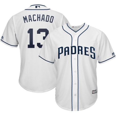 San Diego Padres Customized White Cool Base Stitched Jersey - Zenithce
