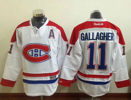Canadiens #11 Brendan Gallagher White Stitched Jersey - Zenithce