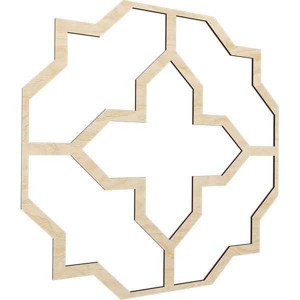 Ekena Millwork 31W x 62H Tirana Panel Moulding Kit - Zenithce