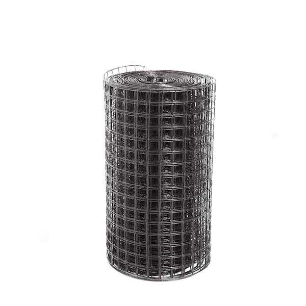 Fencer Wire 16 Gauge Black Vinyl Coated Welded Wire Mesh Size 1.5 inch by 1.5 inch - Zenithce