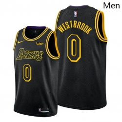 Lakers Russell Westbrook 2021 trade black mamba inspired jersey - Zenithce