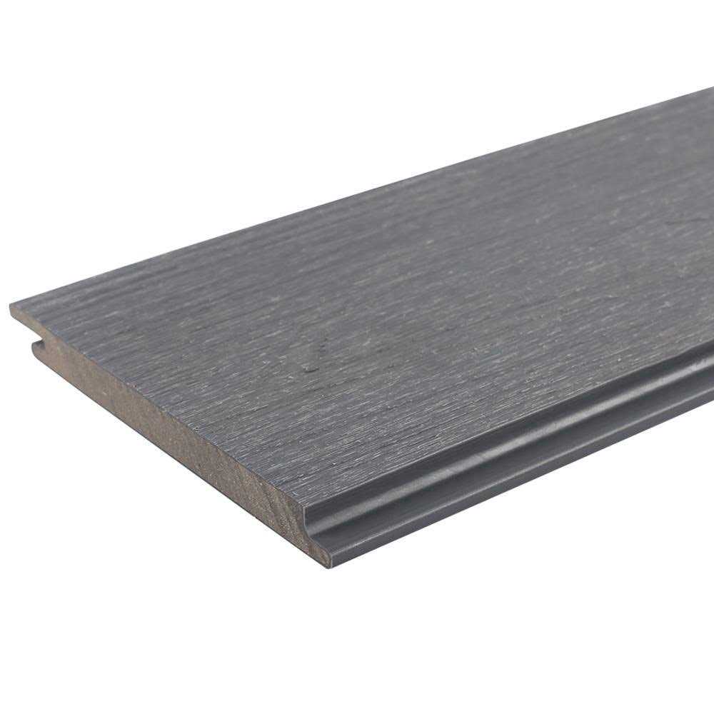 NewTechWood All Weather System 5.5 in. x 96 in. Composite Siding Board - Zenithce