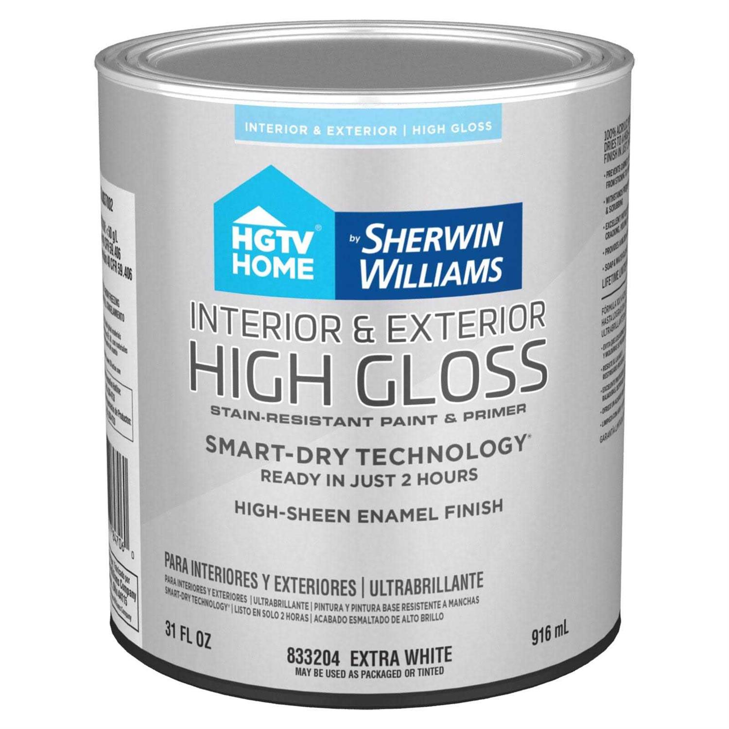 HGTV Home by Sherwin-Williams Water-Based Door and Trim Paint - Zenithce