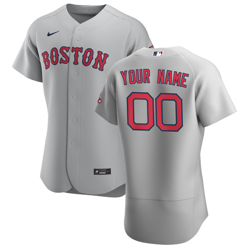 Boston Red Sox Customized Authentic Stitched MLB Jersey - Zenithce