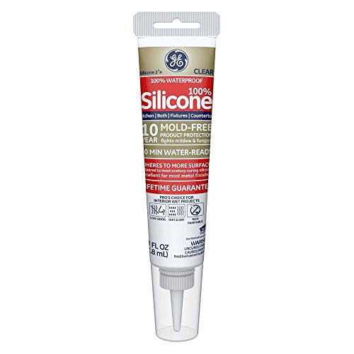 GE Clear Silicone II Kitchen & Bath Caulk - Zenithce