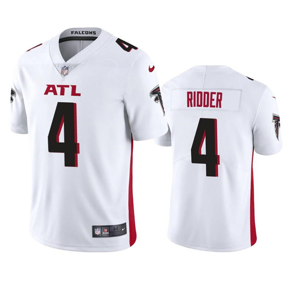 Atlanta Falcons #4 Desmond Ridder White Vapor Untouchable Limited Stitched Jersey - Zenithce