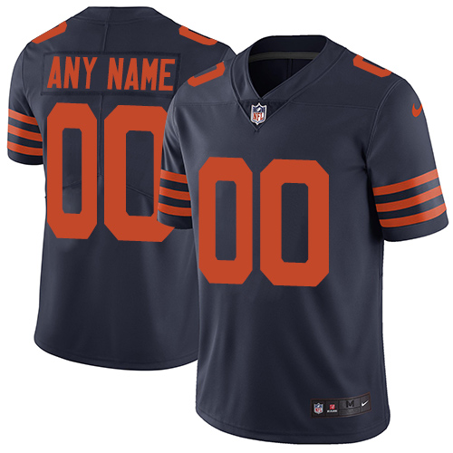 Bears Customized Navy Blue Alternate Vapor Untouchable Stitched Limited Jersey - Zenithce