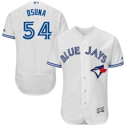 Blue Jays #54 Roberto Osuna White Flexbase Authentic Collection Stitched Jersey - Zenithce