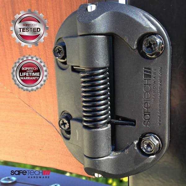 Safetech Hardware 4 Gate Hinges - Zenithce