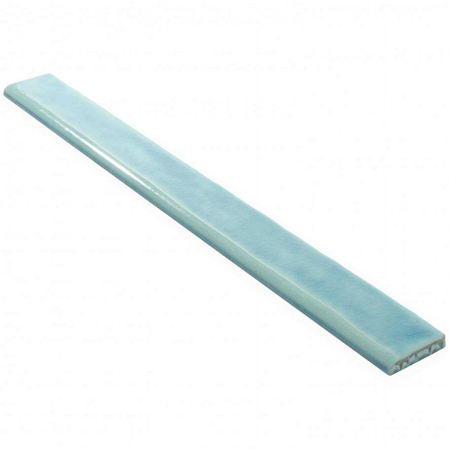 Ivy Hill Tile Hill Tile Nantucket 20 x 2 Ceramic Bullnose Tile Trim - Zenithce