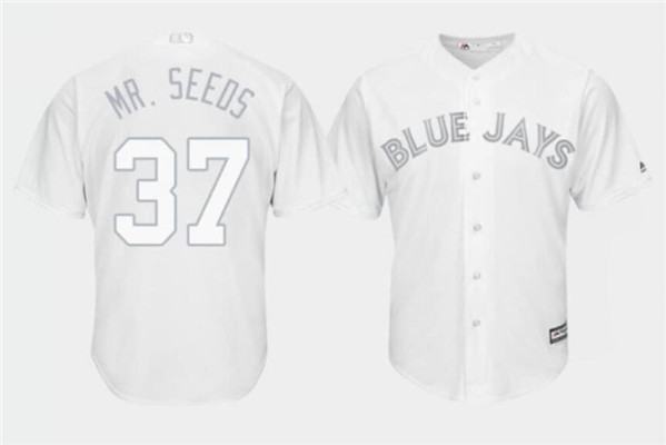 Toronto Blue Jays #37 Mr. Seeds White Stitched Jersey - Zenithce
