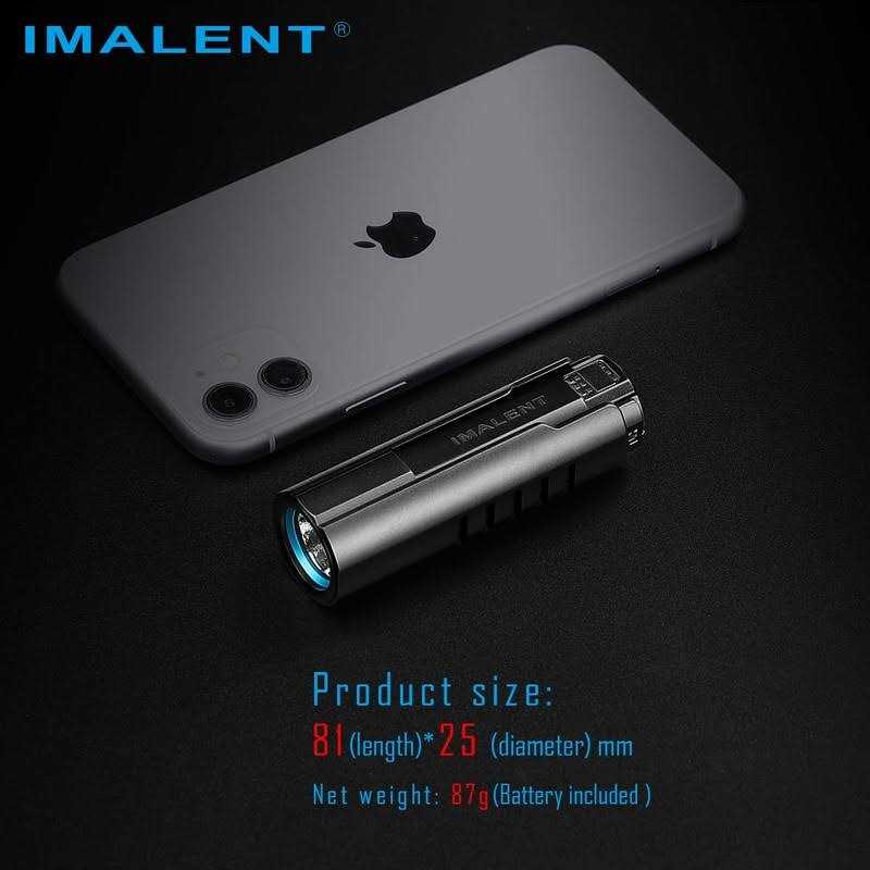 Imalent LD70 EDC Flashlight with CREE XHP70.2 LED 4000 Lumens - Zenithce